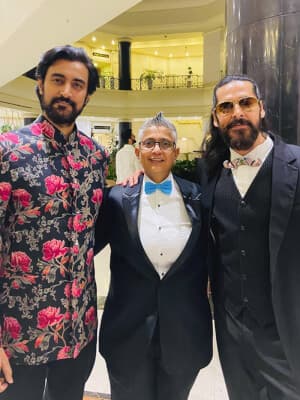 Indian film representatives at the Tashkent International Film Festival